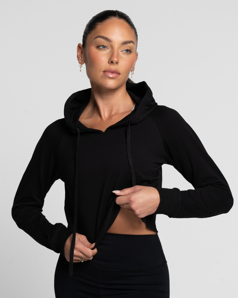 Cropped Hood - Onyx