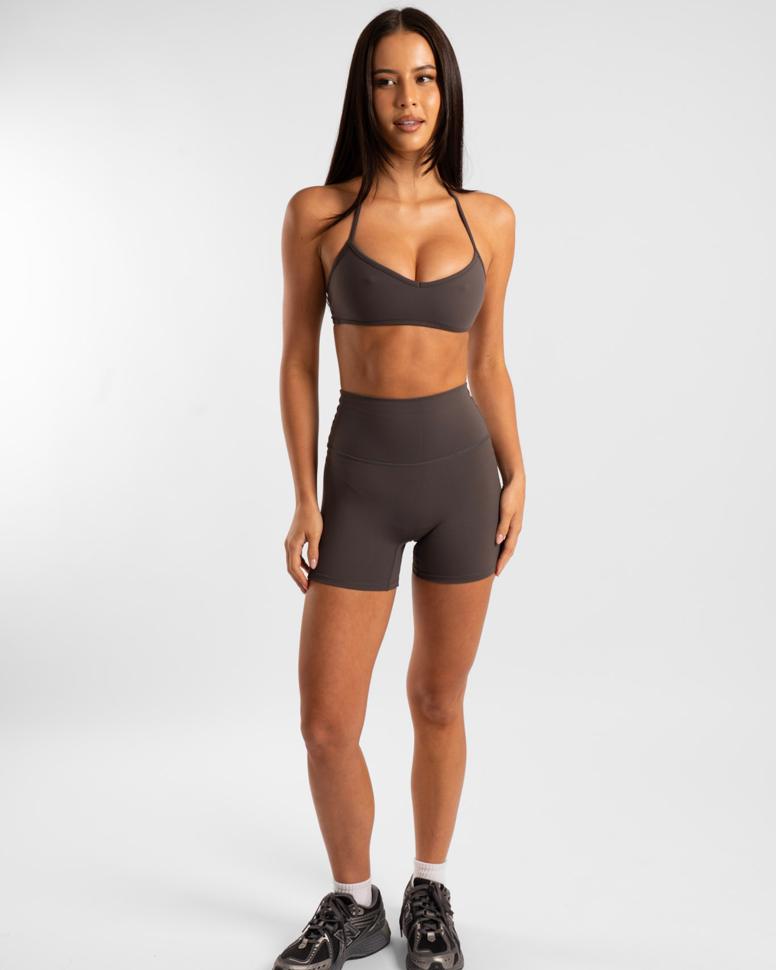 Not Your Basic Shorts - Charcoal (Invisible Scrunch)