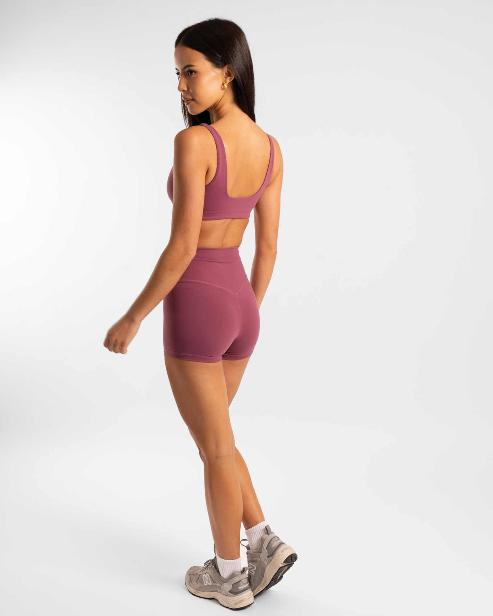 Square Neck Crop - Merlot