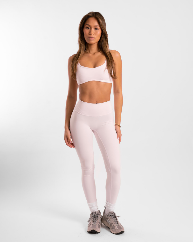 Not Your Basic Leggings - Pale Pink (Invisible Scrunch)