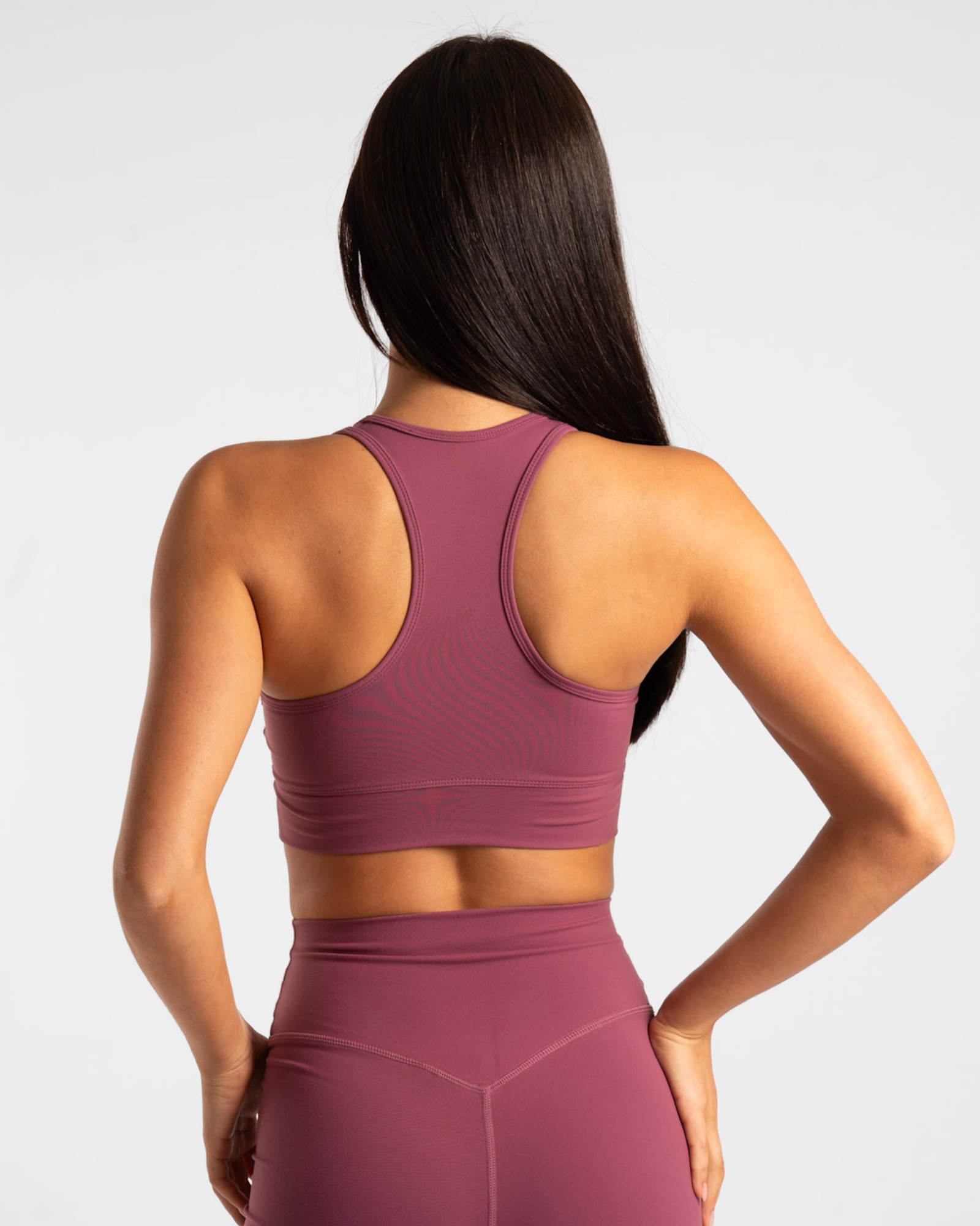 Racer Crop - Merlot