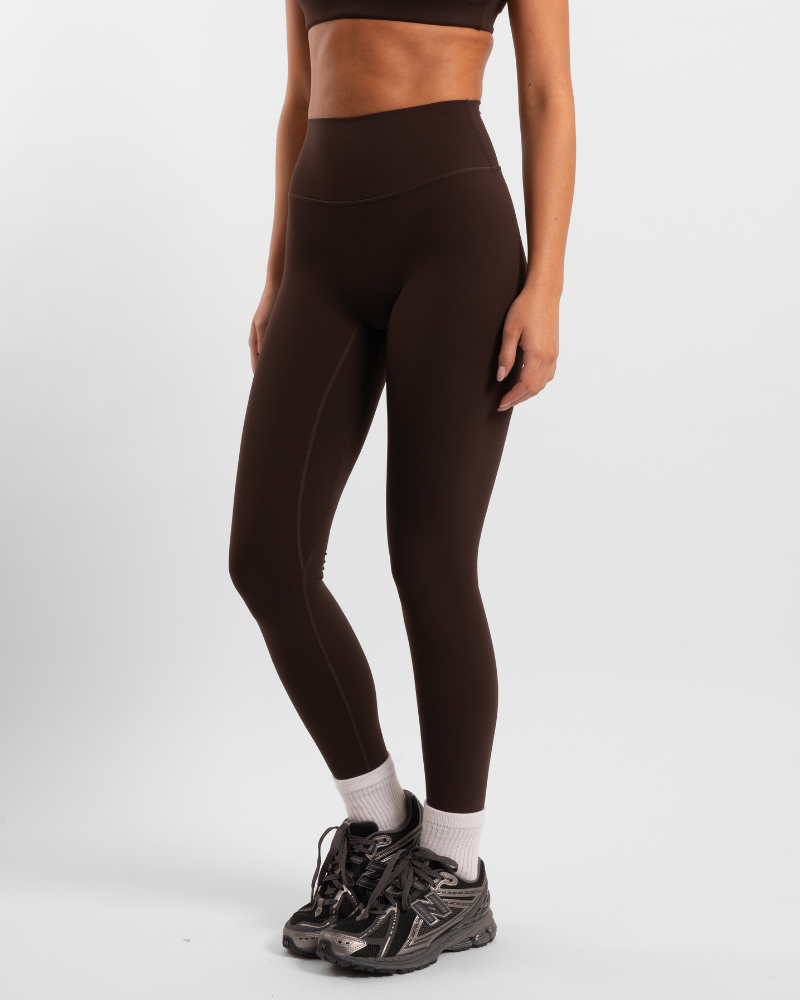 Not Your Basic Leggings - Chocolate (Invisible Scrunch)