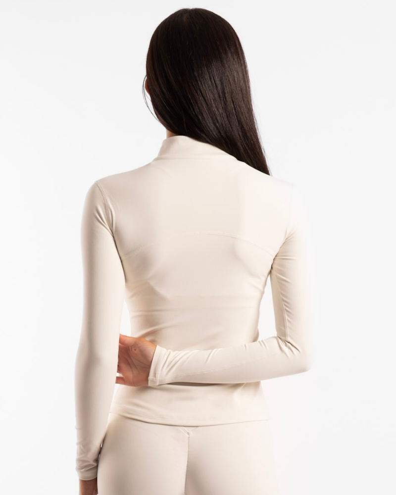 Contour Zip Jacket - Off-White