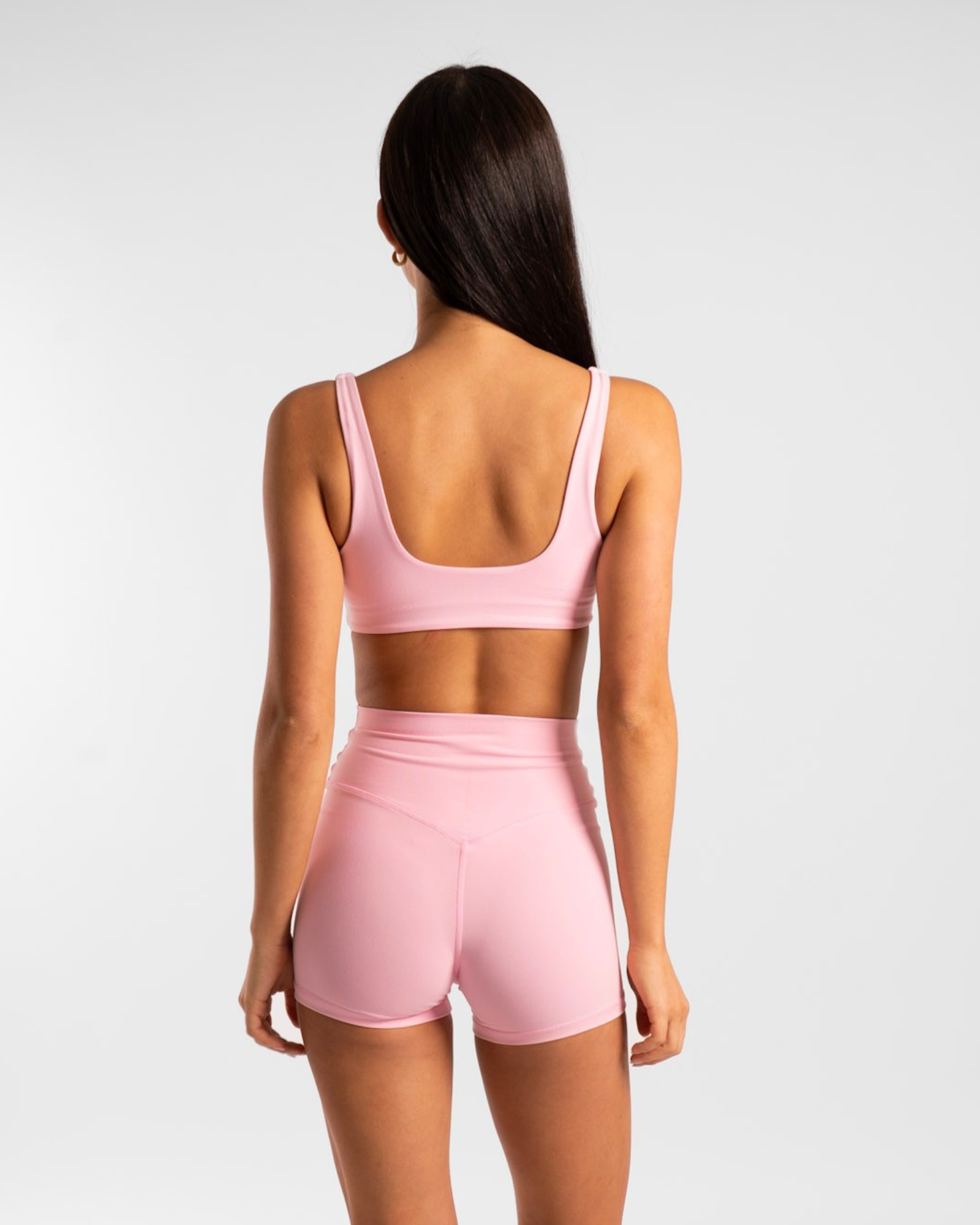 Square Neck Crop - Baby Pink