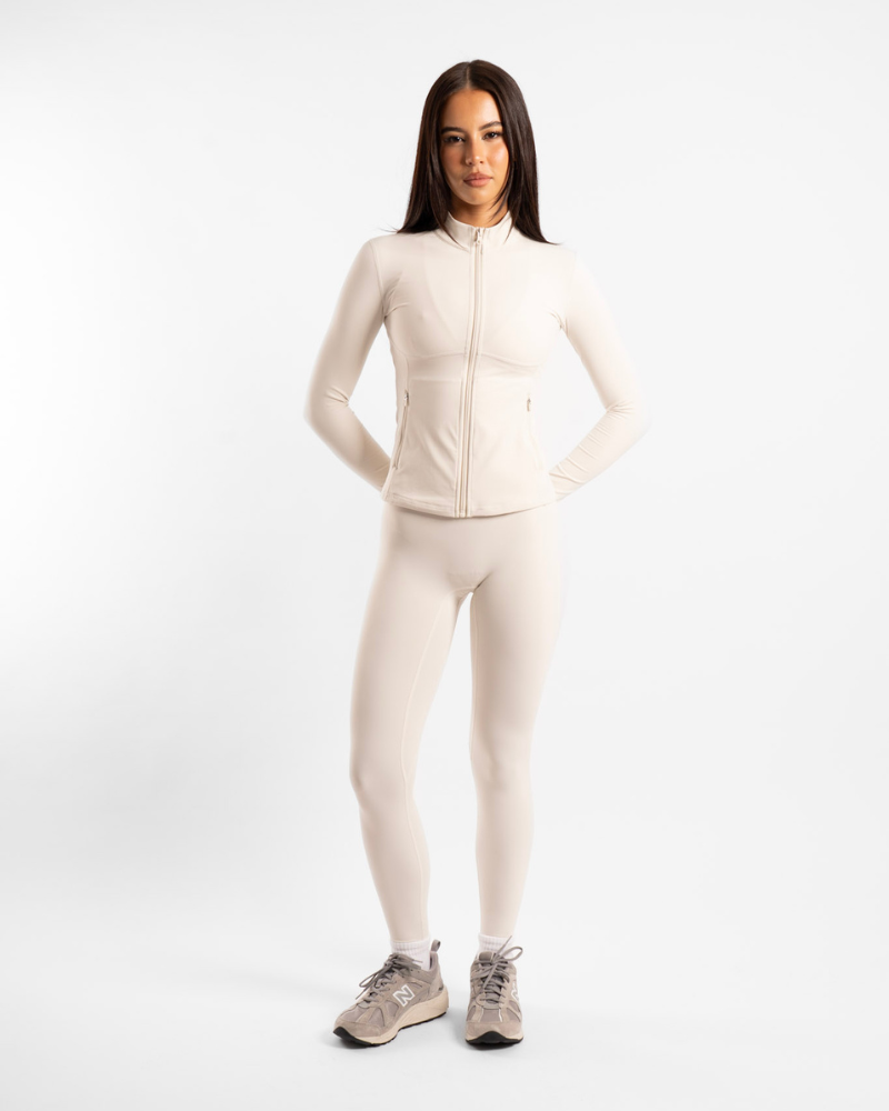 Contour Zip Jacket - Off-White