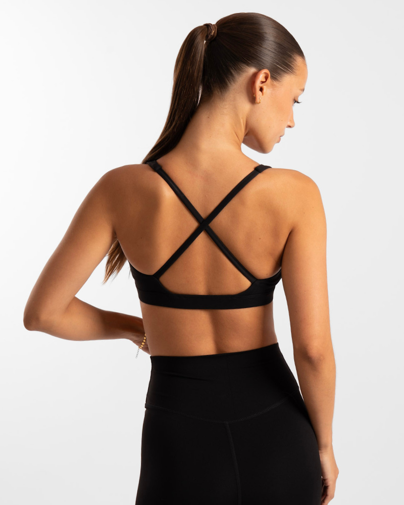 V-Neck Crop - Onyx