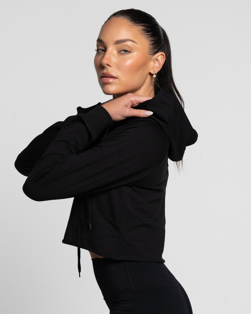 Cropped Hood - Onyx