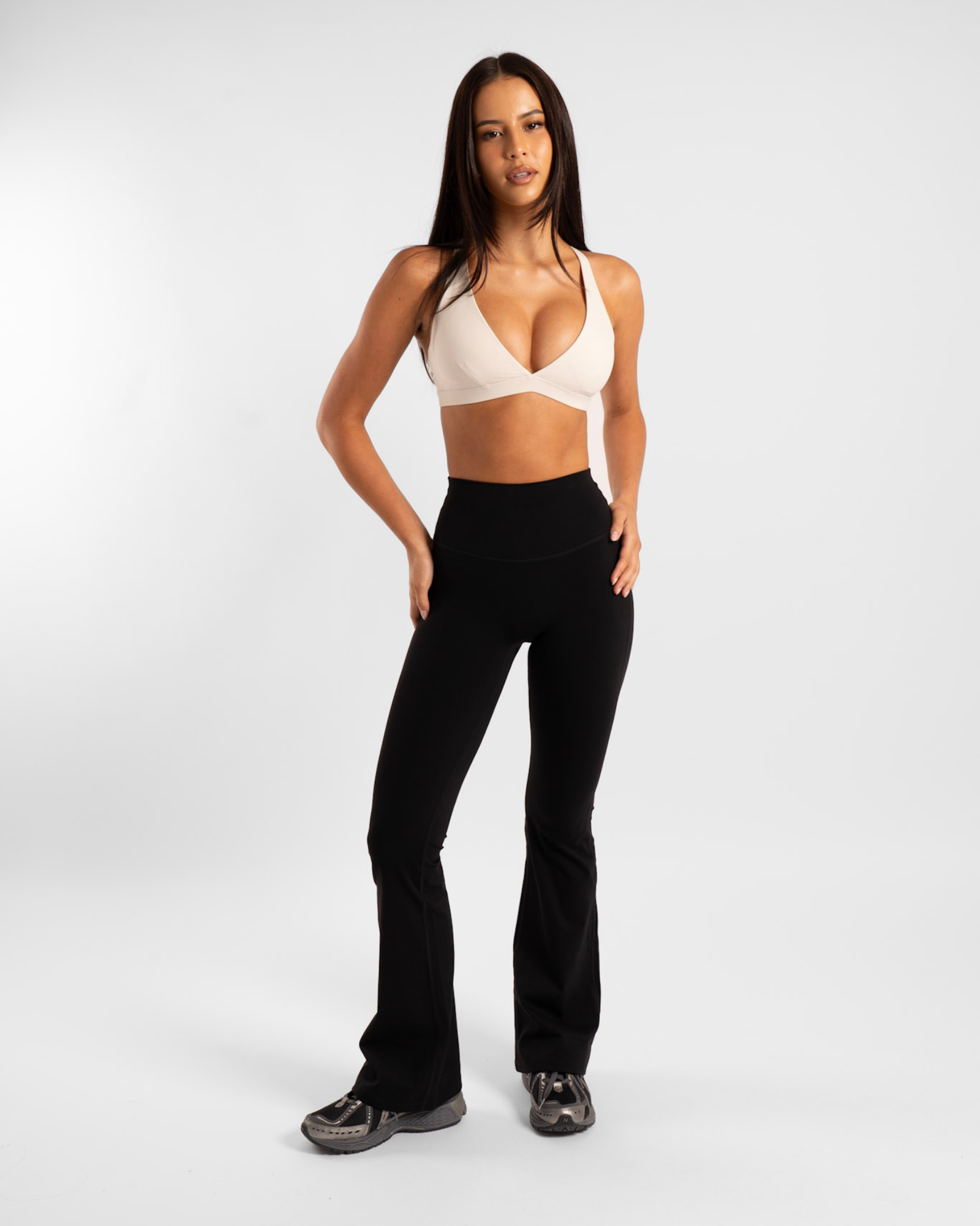 V-Neck Crop - Off-White