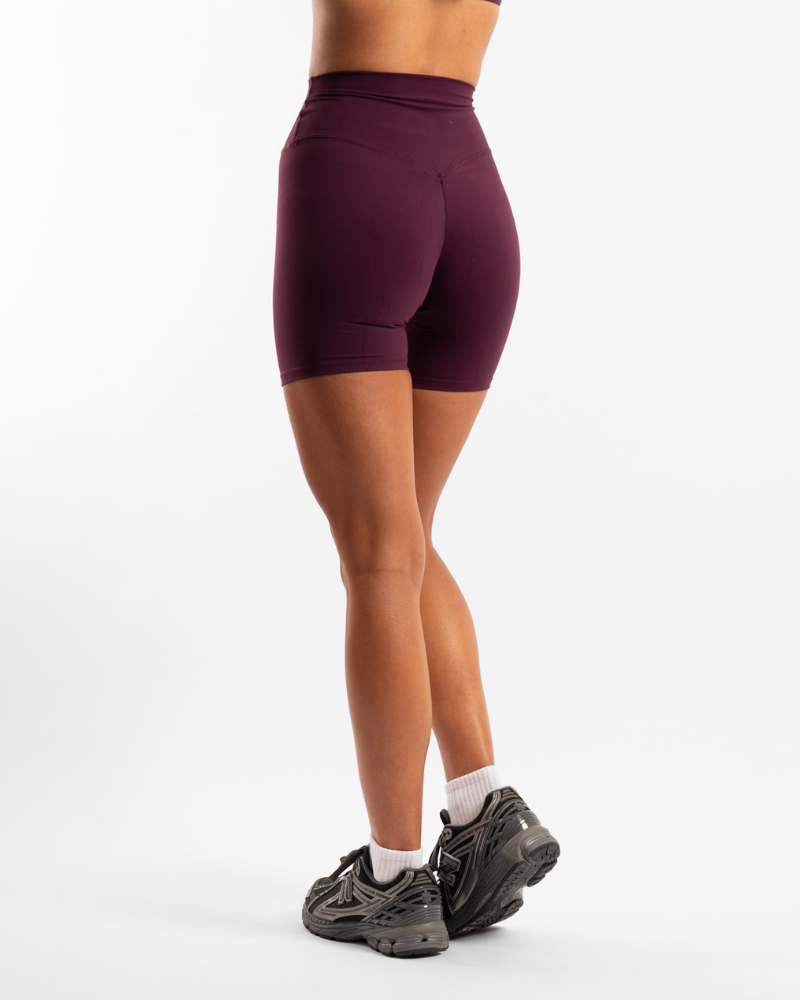 Not Your Basic 6 Inch Shorts - Plum (Invisible Scrunch)