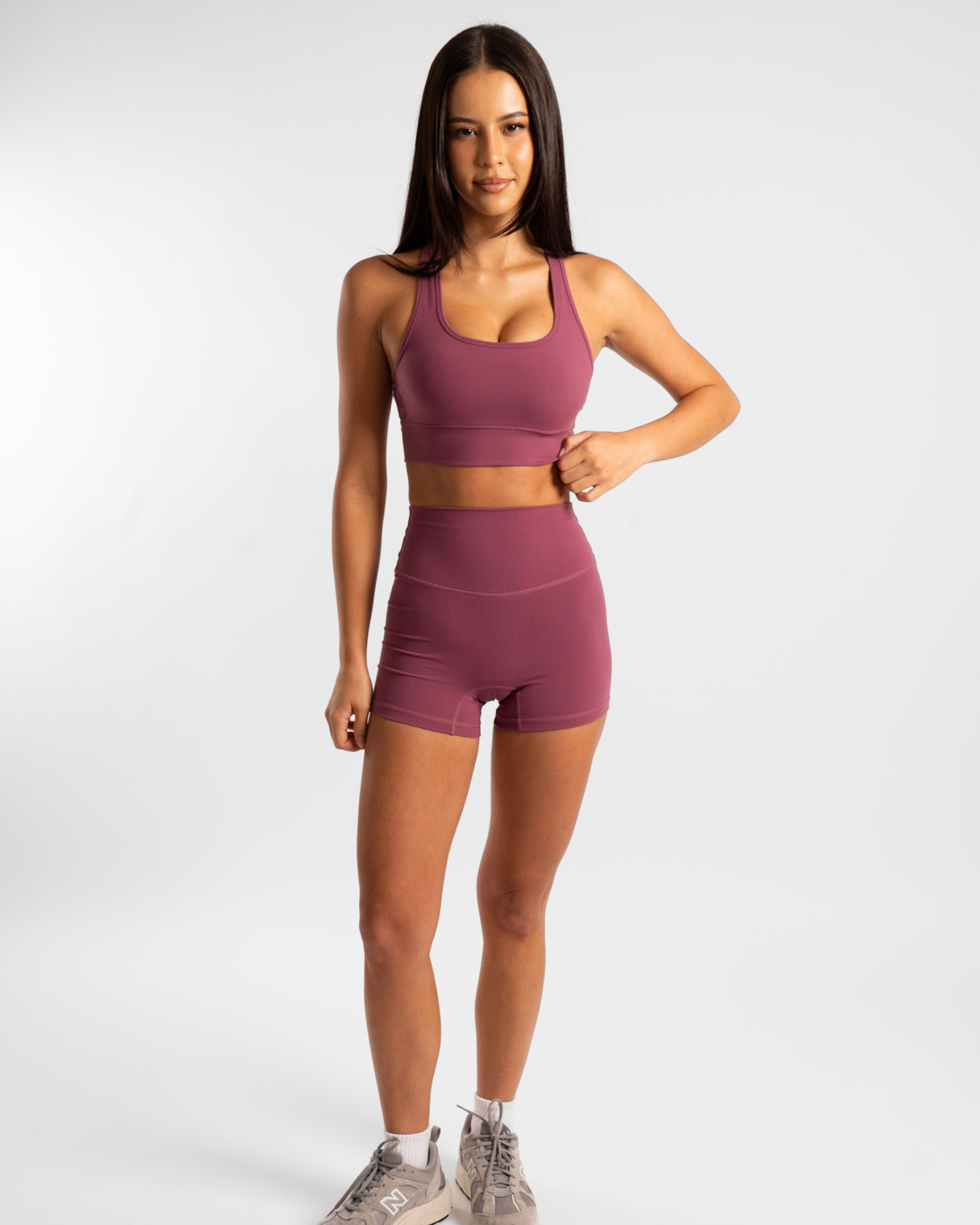 Racer Crop - Merlot