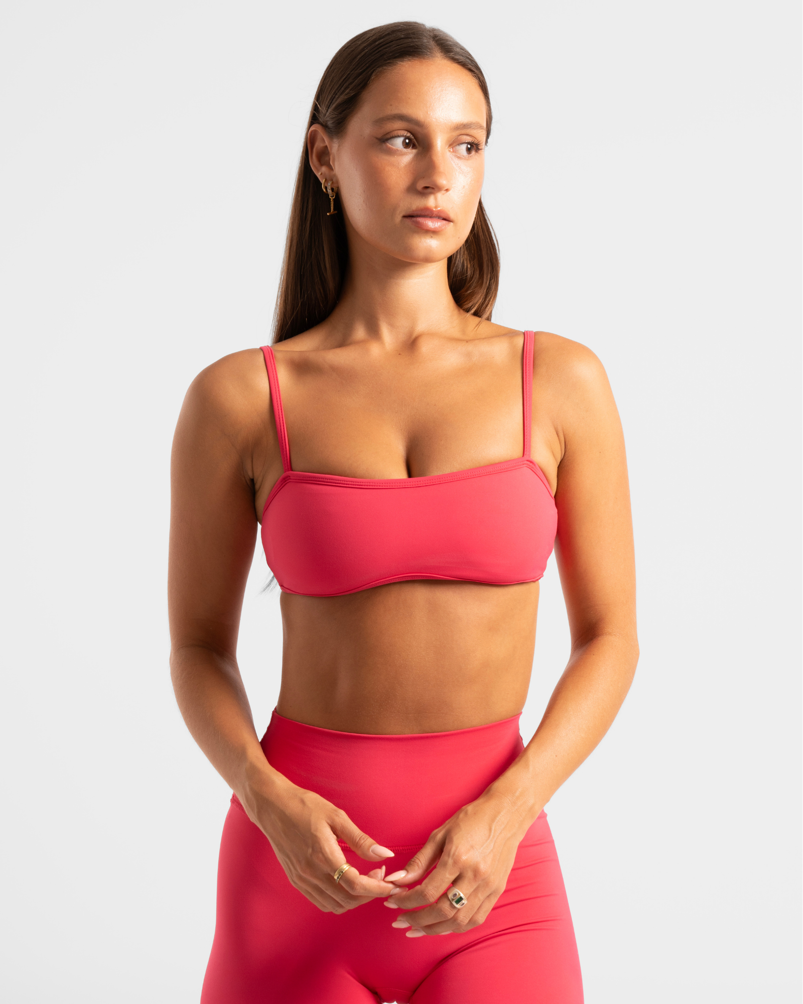 Backless Crop - Raspberry