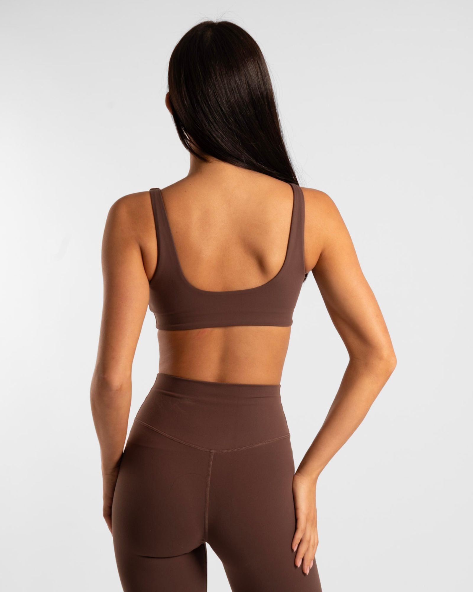 Square Neck Crop - French Roast