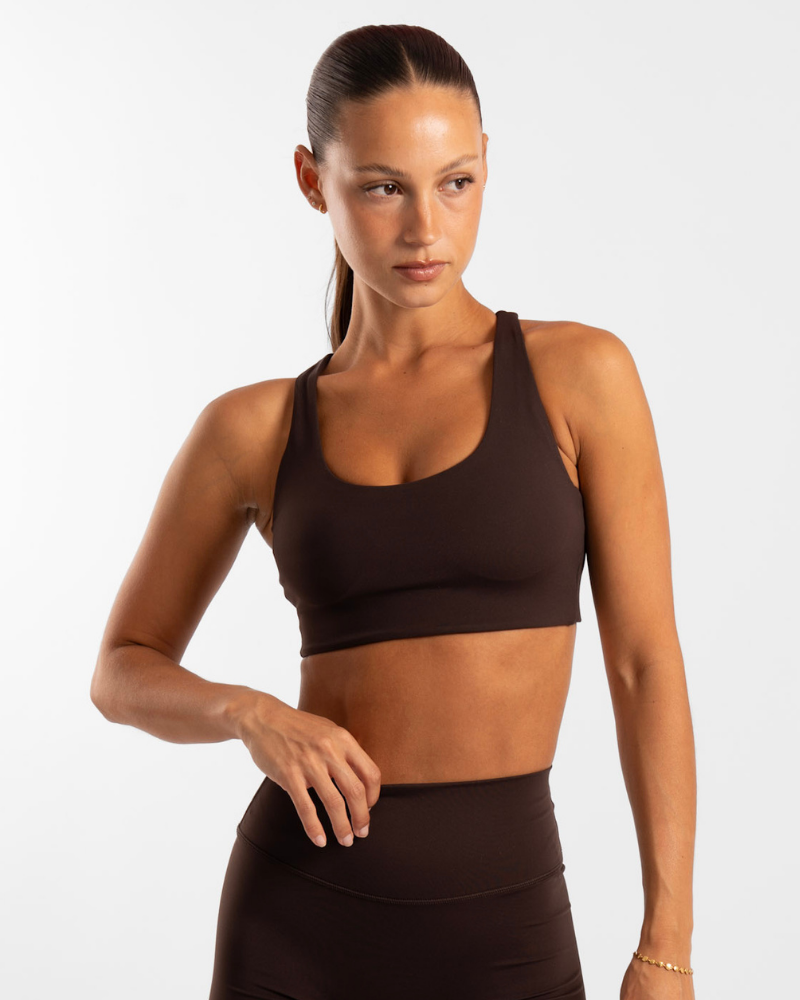 Performance Crop - Chocolate