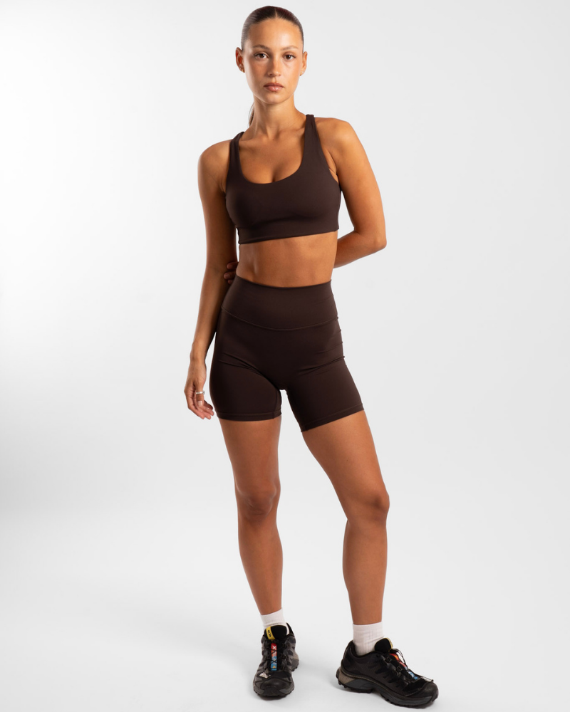 Performance Crop - Chocolate