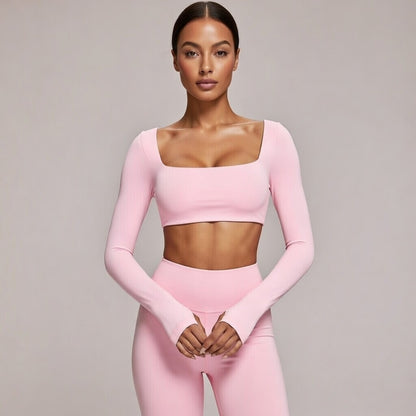 Women's Long Yoga Top Solenne Aura