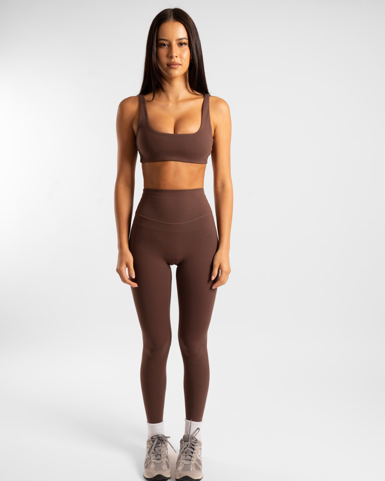 Square Neck Crop - French Roast