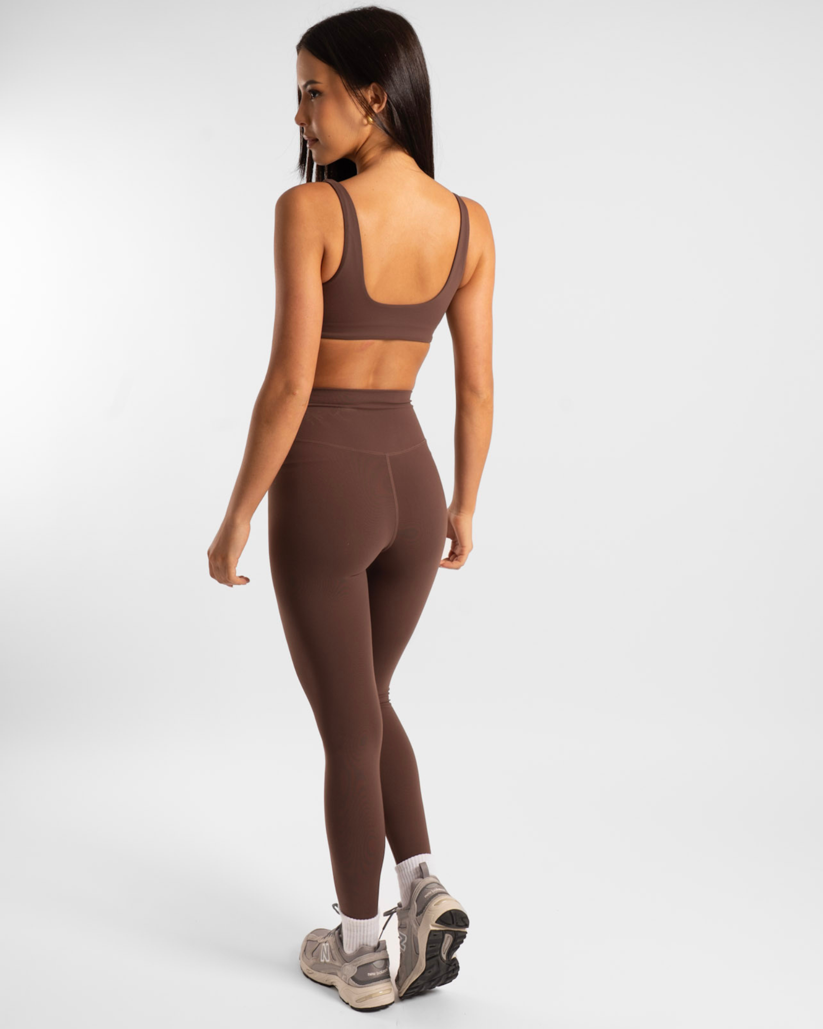 Square Neck Crop - French Roast