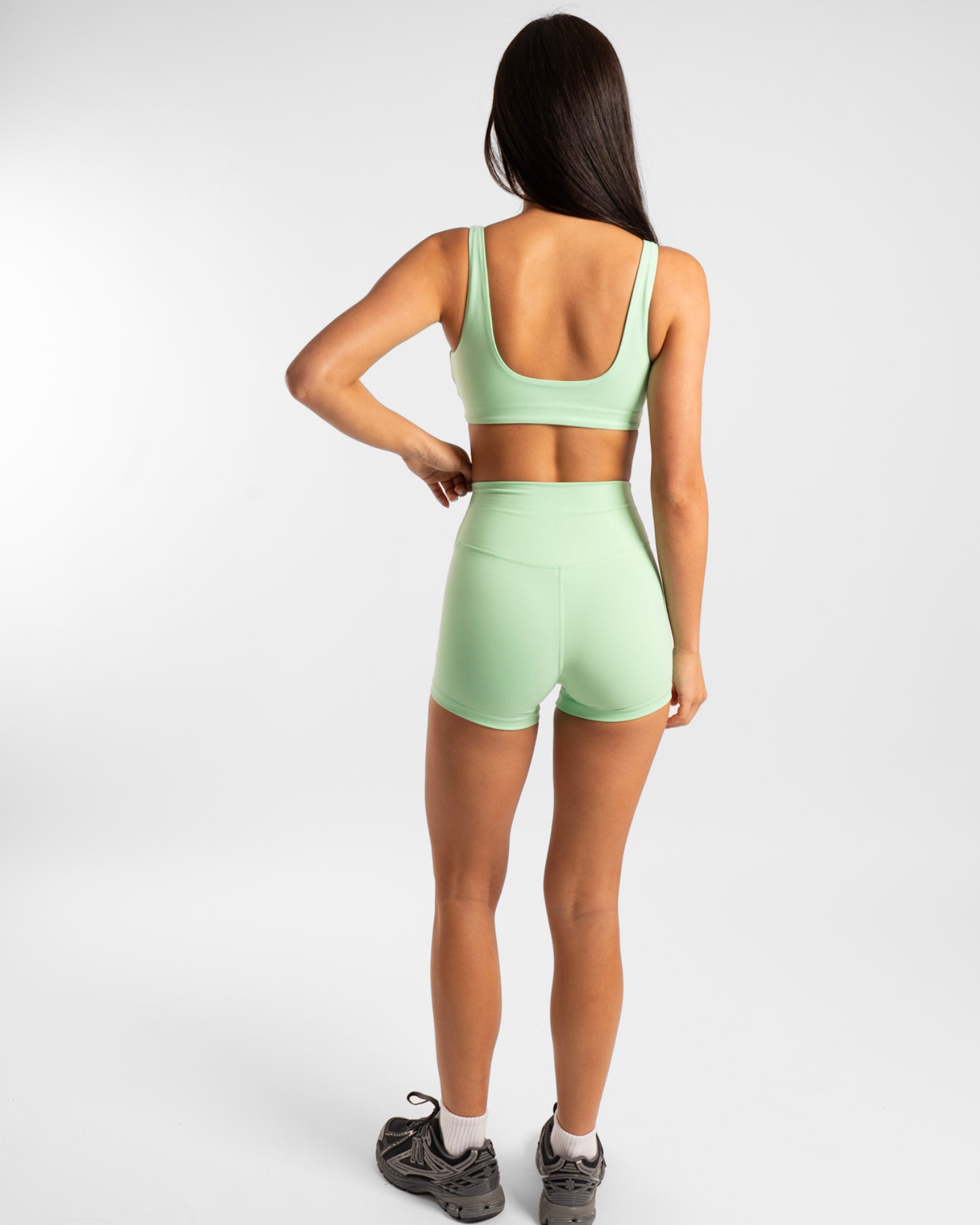 Square Neck Crop - Neo Mint